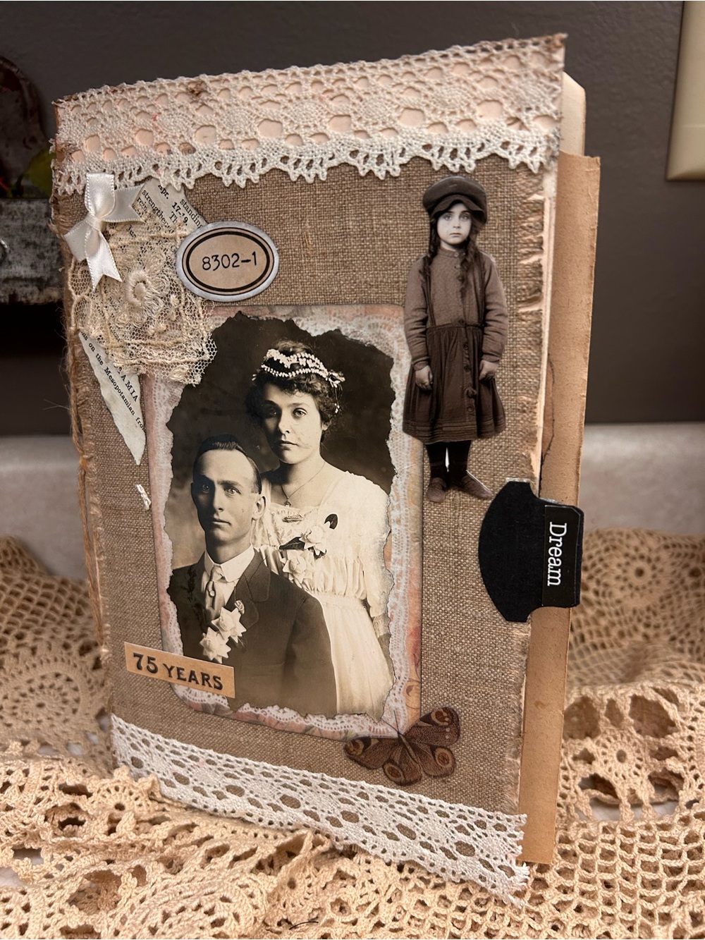 Shabby Rustic Victorian Junk Journal Subscription w Embellished Front/Back Cover